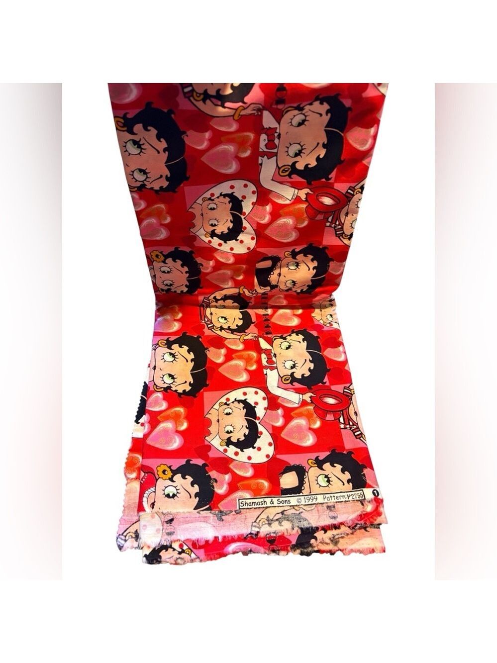 Betty Boop Shamash & Sons 1999 Pattern P2755 70”x44” Fabric